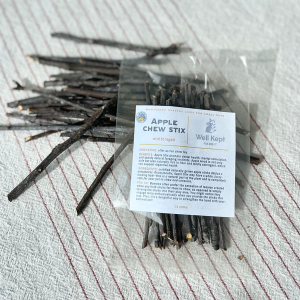 Wild Foraged Apple Chew Stix