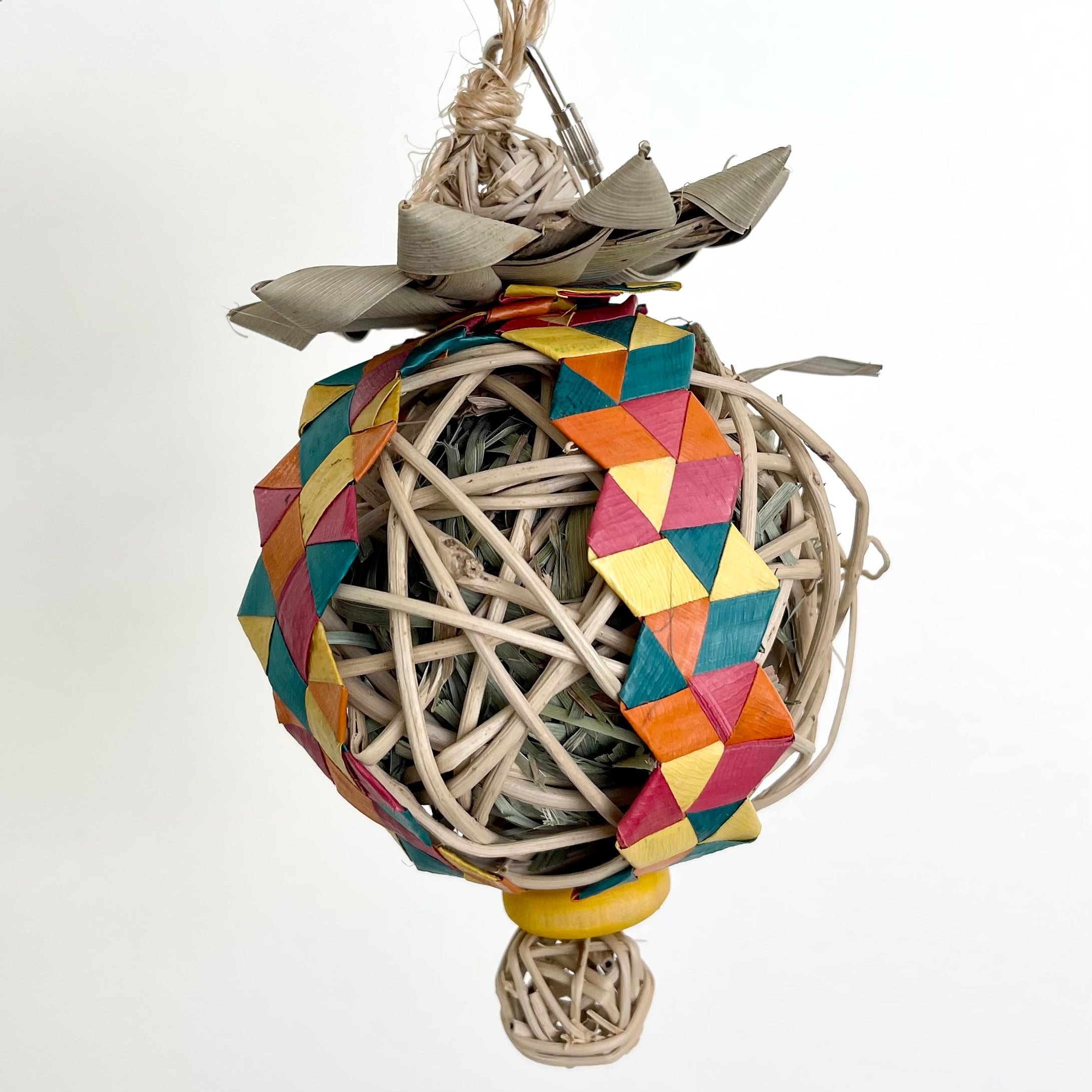 Holiday Hay & Fruit Ornament