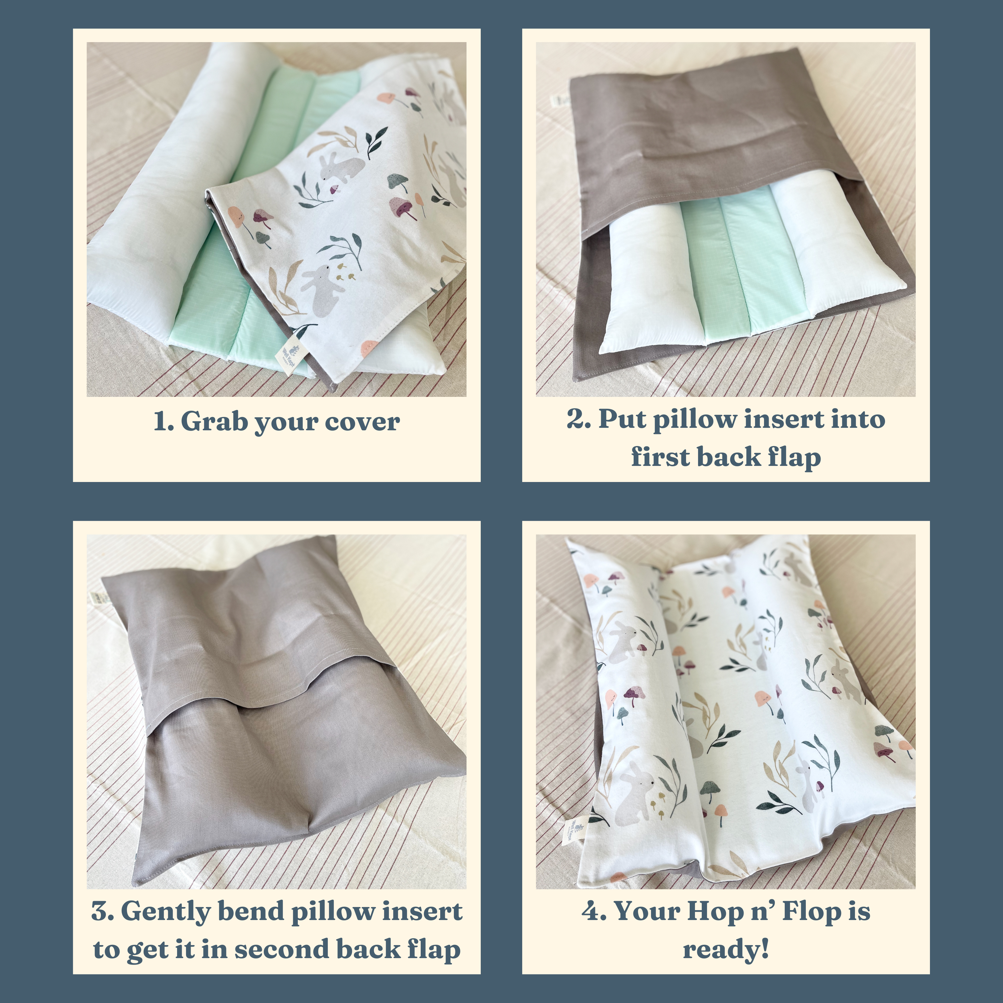 NEW! Hop n' Flop Snuggle Bed