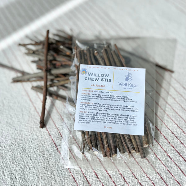 NEW! Wild Foraged Willow Chew Stix