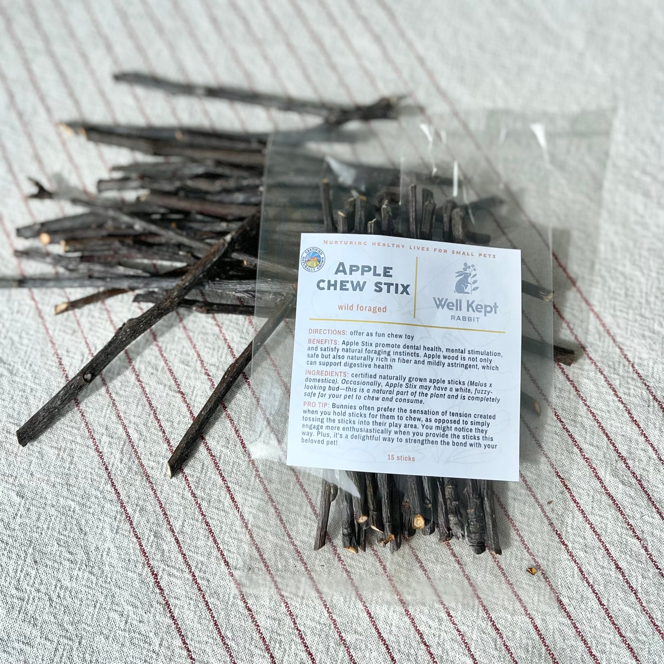 NEW! Wild Foraged Apple Chew Stix