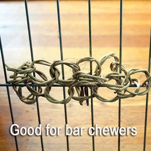 Vine Chain Chew Toy | Healthy Toy for Bunny Rabbits, Guinea Pigs, Chinchilla, Hamster, Gerbil, Mice, Rats, Birds, and Other Small Pets